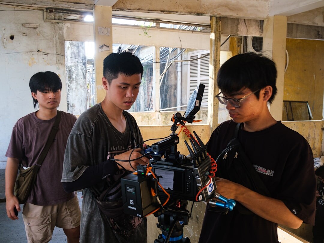 group of young filmmakers