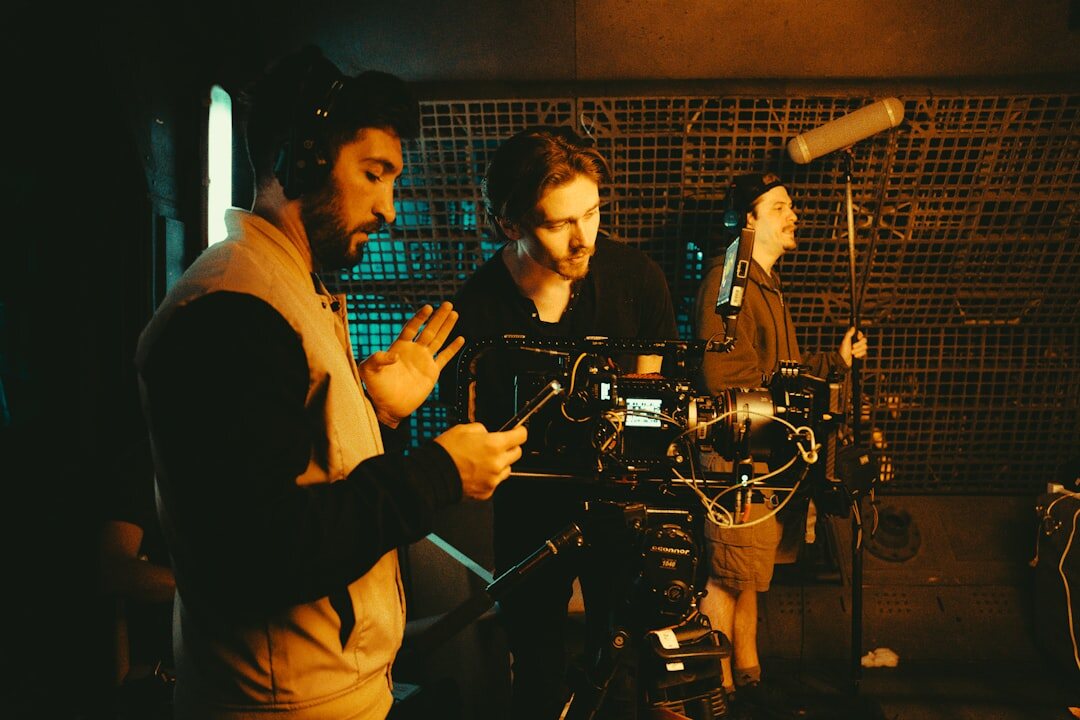 cinematographer shooting scene